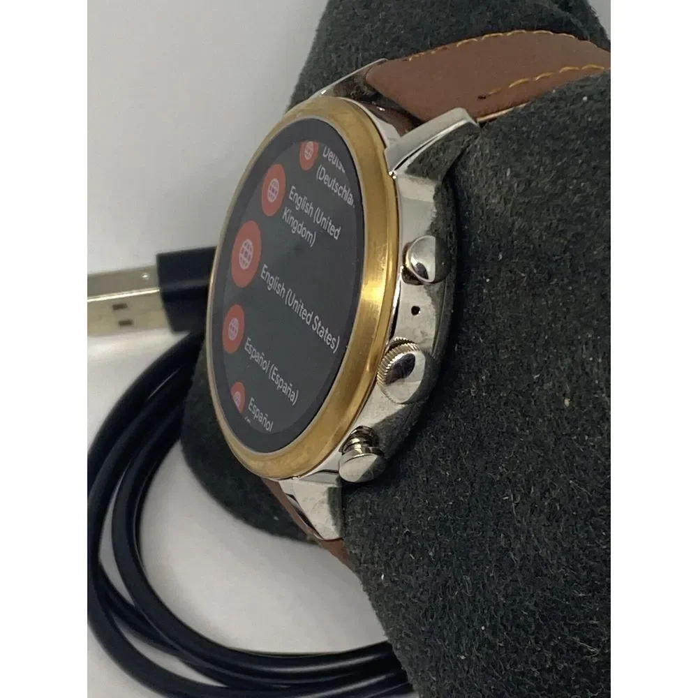 Fossil Gen 4 Authentic Digital Dial Smart Watch Custom Band FTW6016 AB506
